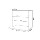 Ver imagem 5 de Suporte Suspenso Ituni Mdp/bp para Micro-ondas Branco G96 - Gran Belo