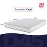 Colchão Casal Ortopédico de Espuma D45 a Vácuo 138x188cm Bf Colchões - 8