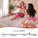 Ver imagem 5 de Colchão Casal Ortopédico de Espuma D45 a Vácuo 138x188cm Bf Colchões