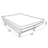 Sofá Cama Caribe em Courino Couro Sintético Preto Essencial Estofados - 5
