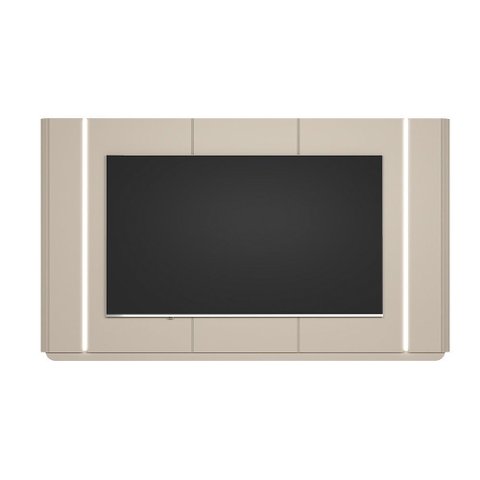 Painel Decorativo Switch Mdp/mdf Tv até 75 Polegadas com Fita Led Off White G77 - Gran Belo
