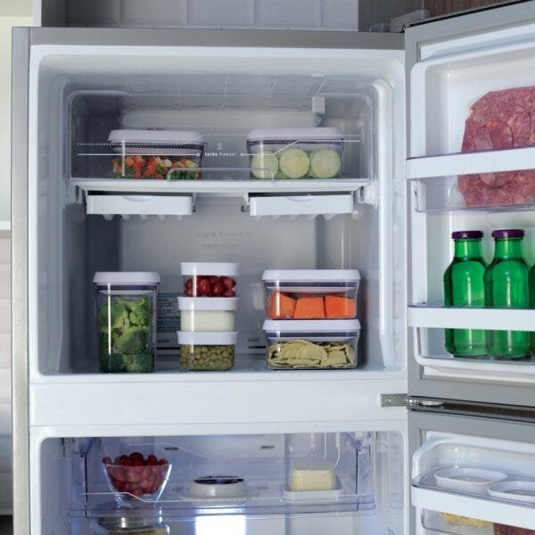 Geladeira Refrigerador Electrolux Frost Free 370L DFX42 Duplex 220V - 12