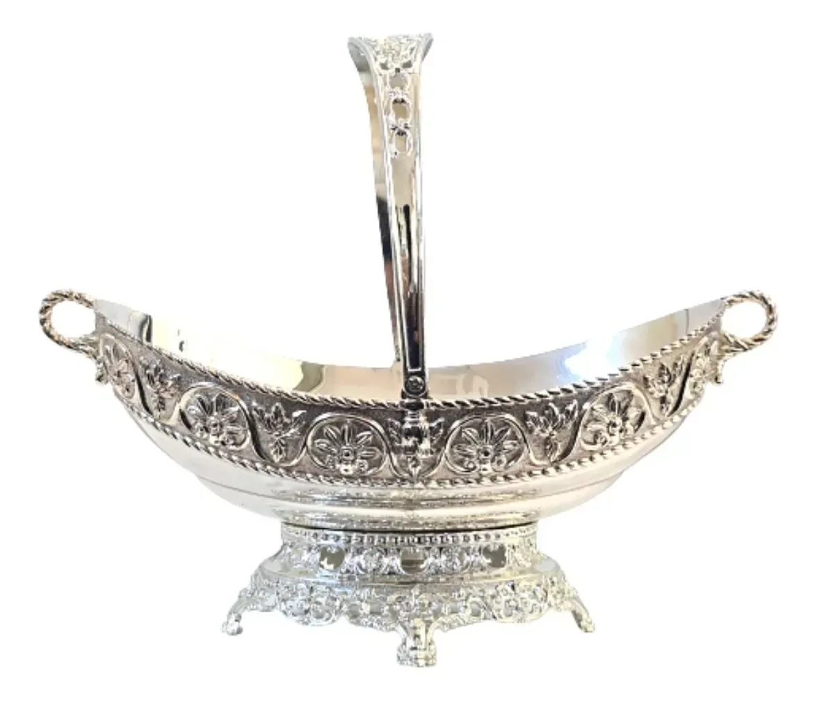 Travessa De Metal Indiana Centro De Mesa Alça 27 X 33 - 1