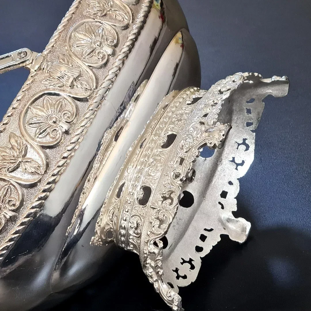 Travessa De Metal Indiana Centro De Mesa Alça 27 X 33 - 7