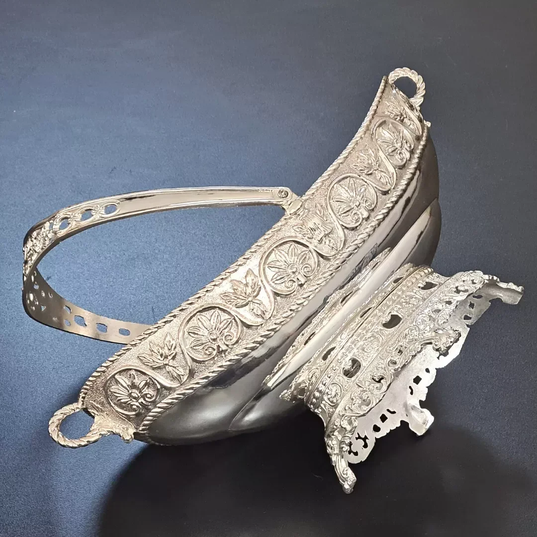 Ver imagem 3 de Travessa De Metal Indiana Centro De Mesa Alça 27 X 33