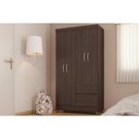 Ver imagem 1 de Guarda Roupa 4 Portas e 2 Gavetas Lotus Cafe Touch - Demóbile