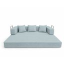 Ver imagem 3 de Sofa Cama 2 Lugares Virginia 185cm Boucle Sofa na Caixa Azul