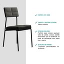 Ver imagem 3 de Conjunto 2 Cadeiras de Jantar Neo 1740 Carraro Grafite/Preto