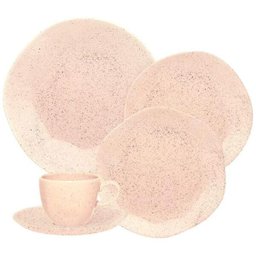 Aparelho de Jantar e Chá 20 Peças Sand Pink - Oxford - 1