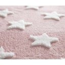 Ver imagem 1 de Tapete Rosa Redondo com Estrela Branca 100cm - Jolitex