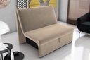 Ver imagem 1 de Sofá Cama Malu Suede Bege B251 – Matrix