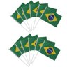 Bandeira do Brasil de Mão Tecido Kit com 220 Unidades - 1
