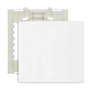 Conjunto 4x4" linha Clean Branco MarGirius 4 Interruptores Simples +2 tomadas 10 A