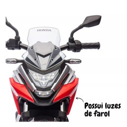 Mini Moto Eletrica Honda Nc 750x 12v Vermelho - Importway - 2