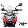 Mini Moto Eletrica Honda Nc 750x 12v Vermelho - Importway - 2