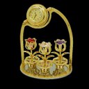 Ver imagem 1 de Tulipas com Relógio Ouro 24K Cristais Swarovski Decor