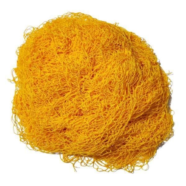 Rede De Pesca Para Decoração 2,00 X 2,50 Amarelo-Ouro - 1