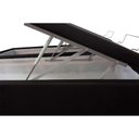 Ver imagem 3 de Cama Box Baú Solteiro Courano Black New (78x188x35) - Castor