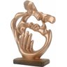 Estatueta Face - Estilizada Rose Gold - 3
