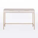 Ver imagem 1 de Escrivaninha Square 2 Gavetas 120 Cm X 48 Cm Off White Suave