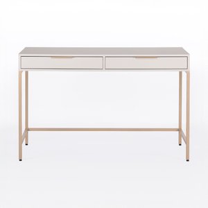 Escrivaninha Square 2 Gavetas 120 Cm X 48 Cm Off White Suave