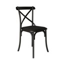 Ver imagem 2 de Cadeira Katrina Assento Corano Preto Aço Preto