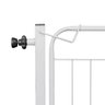 Portão Grade de Proteção para Pet e Bebê Com Trava Segurança Portas de 70 cm á 80 cm - Branco - 6