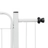Portão Grade de Proteção para Pet e Bebê Com Trava Segurança Portas de 70 cm á 80 cm - Branco - 7