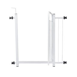 Portão Grade de Proteção para Pet e Bebê Com Trava Segurança Portas de 70 cm á 80 cm - Branco - 4