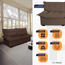 Ver imagem 4 de Conjunto Sofá Coliseu 3 e 2 Lugares Bouclê - King House