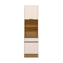 Ver mais imagens de Conjunto 2 Aéreos, Balcão 120cm c/Tampo e Paneleiro Duplo - Carvalho Oak/Off White