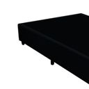 Ver imagem 3 de Base Box Viúva Suede Preto 40x128x188 Ducci