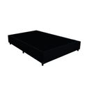 Ver imagem 1 de Base Box Viúva Suede Preto 40x128x188 Ducci