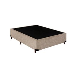 Base Box Viúva Suede Bege 40x128x188 Ducci - 1