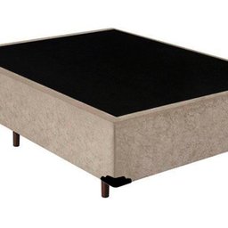 Base Box Viúva Suede Bege 40x128x188 Ducci - 2