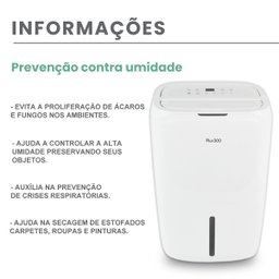 Desumidificador de Ar Antimofo | Desidrat Plus 300 - 220v - 4