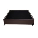 Ver imagem 6 de Cama Box Casal Colchão Espuma D28 Bambo Branco Ducci + Box Sintético Marrom (54x138x188)