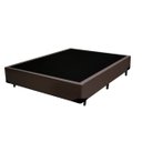 Ver imagem 5 de Cama Box Casal Colchão Espuma D33 Bambo Branco Ducci + Box Sintético Marrom (54x138x188)