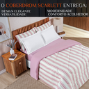 Ver imagem 2 de Edredom Super King Scarlett 100% Algodao Dupla Face Estampa Exclusiva Luxo Marin:rosa