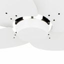 Ver imagem 2 de Ventilador de Teto Natuvent Dahlia No Light 4 Pás Madeira Branco 220v