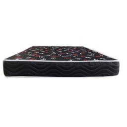Cama Box Viúva Colchão Espuma D33 Oriental Preto Ducci + Box Suede Preto (54x128x188) - 3