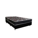 Ver imagem 1 de Cama Box Viúva Colchão Espuma D28 Oriental Preto Ducci + Box Sintético Preto (54x128x188)