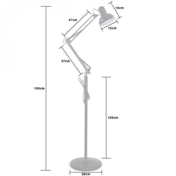 Luminária de Coluna Articulável Bia ADN Mais - 3