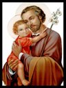 Ver imagem 1 de Quadro Decorativo Religioso São José 30x40cm com Moldura e Vidro