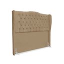 Ver imagem 1 de Cabeceira de Cama Box Casal 140 Cm Dubai Premium - Veludo Bege Escuro