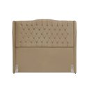 Ver imagem 2 de Cabeceira de Cama Box Casal 140 Cm Dubai Premium - Veludo Bege Escuro