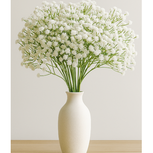 Galho Artificial de Mosquitinho Branco – 30 Cm para Arranjos e Decoração