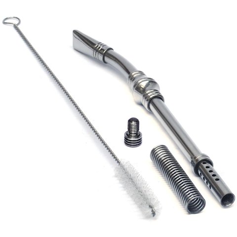 Bomba 19cm Acessório para Chimarrão Mate e Tererê Aço Inox