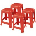 Ver imagem 4 de Banqueta Plástica Bela Vista Suporta até 120 Kg Mor 04 Und