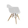 Cadeira Eames Braço Polipropileno Base Madeira Eiffel Espresso Móveis - 3